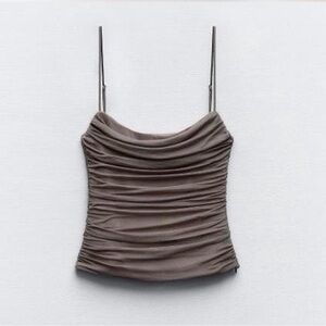 NWT!! Zara mesh corset top